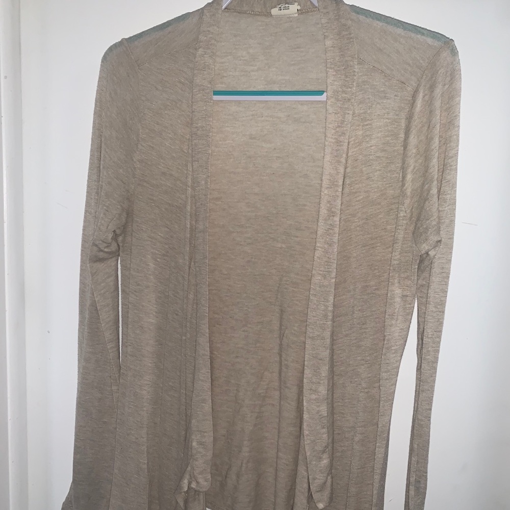 Light tan cardigan